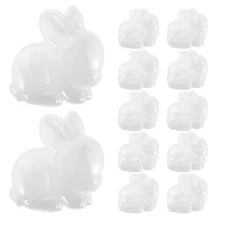12 Pcs European Style Rabbit Candy Box Wedding Small Present Boxes for Sweets