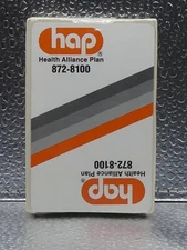 HAP Health Alliance Plan Advertising Deck Custom Playing Cards New Factory Seal