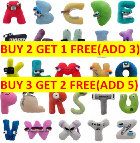 Letter Alphabet Lore Plush Toy, 7.5 inch Alphabet Lore Plushies