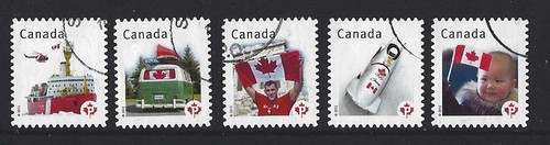 Kanada 2012 Kanadische Pride Set Mit 5 Ex Selbstklebend Broschüre Gestempelt - 第 1/1 張圖片