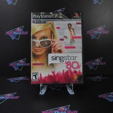SingStar 80's PS2 PlayStation 2 + Reg Card - Complete CIB