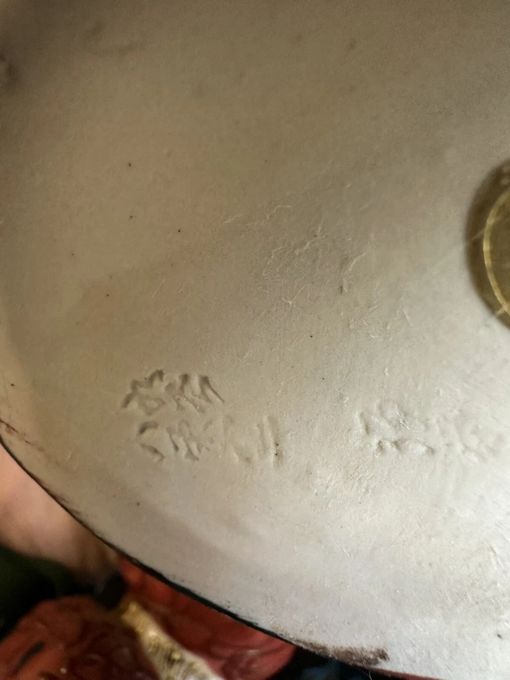 Dos perros Foo Kutani Gakuyou Foo de colección de 7 1/2" porcelana texturizada con moriaje criado Foto 4 de 4