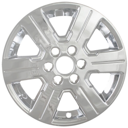 New Set of 4 18” Chrome Wheel Skins for 2009-2015 Chevy Chevrolet Traverse - Picture 1 of 2