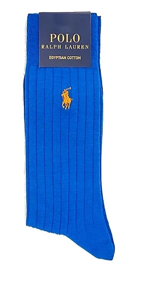 Mens royal on sale blue socks