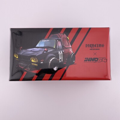 Nissan Sunny Hakotora - Black - INNO64 - Camper Shell - Comes with Key Chain