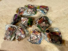 The Simpsons Full Complete Set Sealed 10 Toys Burger King 2002 Creepy Classics