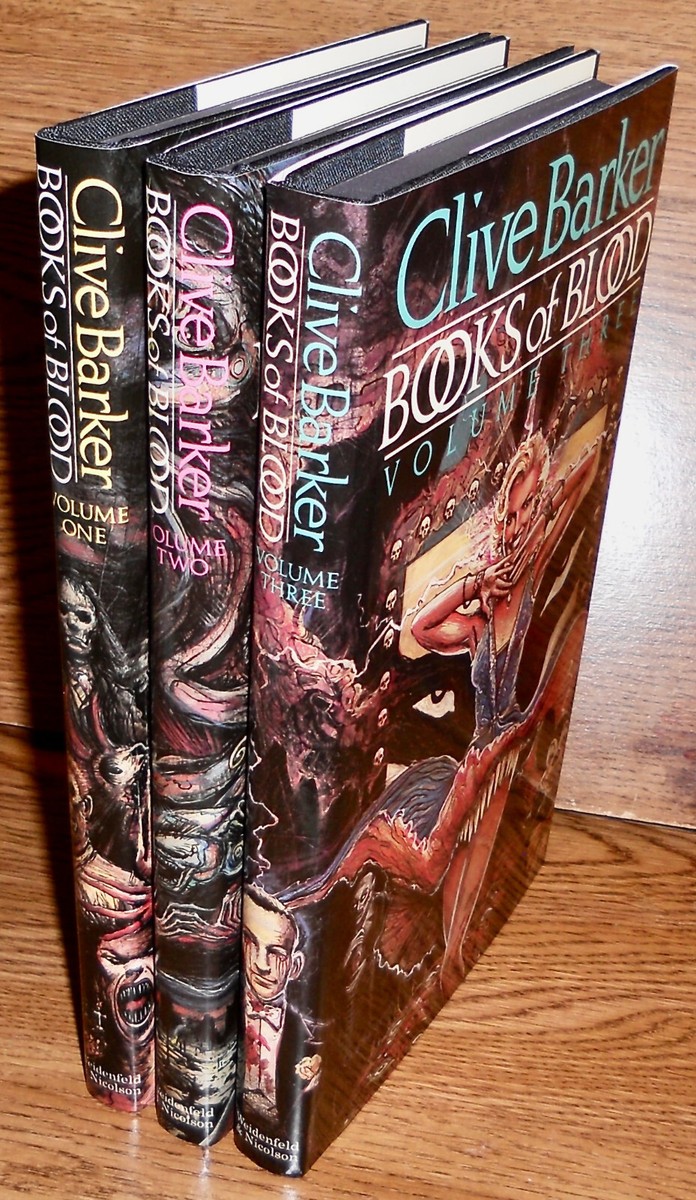 Clive Barker. BOOKS OF BLOOD, Vols. I II III IV V VI. W & N