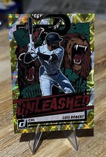 Luis Robert /99 UNLEASHED GOLD SP Parallel 2021 Donruss Chicago White Sox
