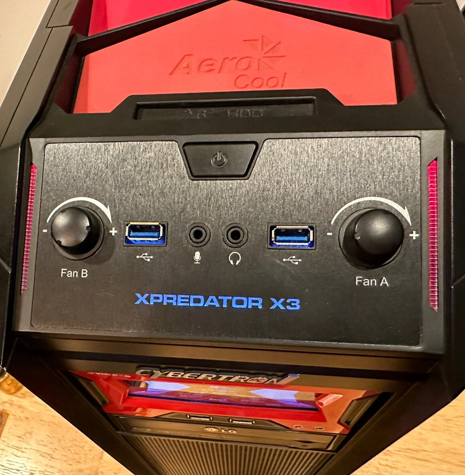 CybertronPC Gaming PC Intel I5-4670K 3.4GHz 16GB RAM SSD 120GB+HDD 2TB Win10 - Image 3 of 4