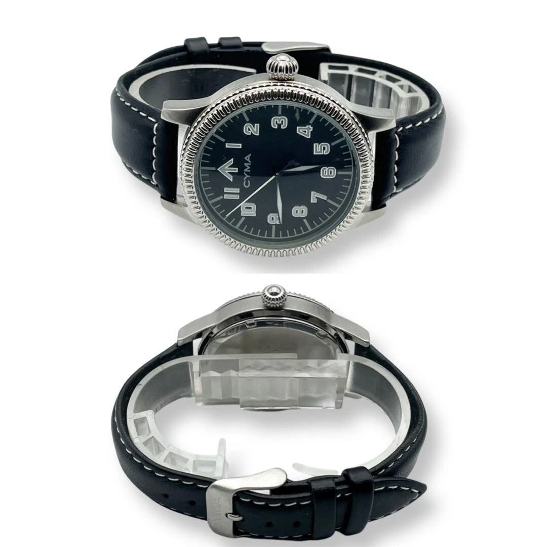 CYMA UK MILITARY ROYAL AIR FORCE ETA 40mm 20cm analog watch + Box