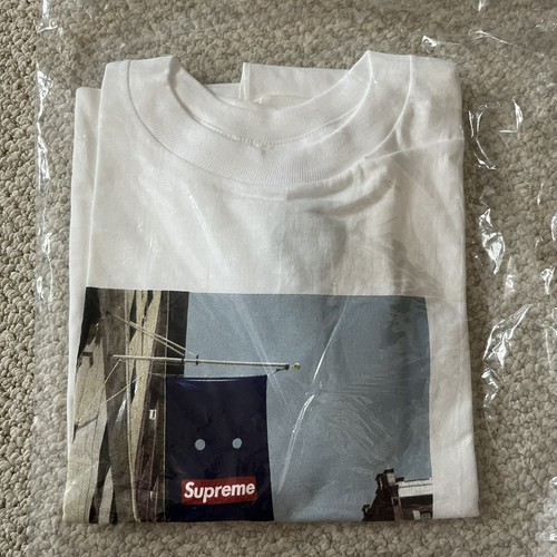 Supreme Banner Tee White Medium FW19 New 100% Authentic Ships ASAP - 第 2/3 張圖片