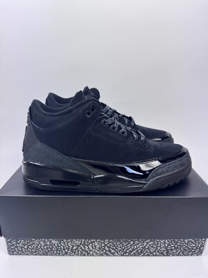 Size 10 - Air Jordan 3 Retro Black Cat for sale online | eBay