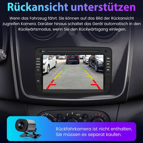 2+64G Carplay Android 13 Autoradio Für Renault Dacia Duster Sandero Lada DAB SWC - Bild 8 von 12