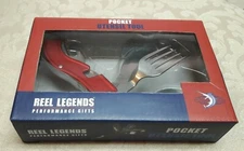 Reel Legends 7 Functions In One Tool Pocket Utensil Multi-Tool - Red - New 