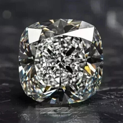 Diamante CVD cultivado en laboratorio suelto corte cojín color D natural de 3,00 quilates certificado VVS1 - Imagen 7 de 19