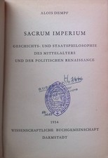 Sacrum Imperium. Geschichts- und Staatsphilos...