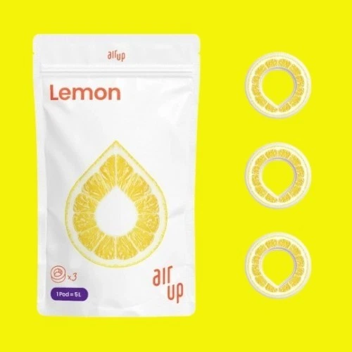 AIRUP, AIR UP, AIR-UP PODS ORIGINALI AIR UP – GUSTO LIMONE – CONFEZIONE DA 3 ANELLI