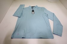 Greyson Golf Sequoia 1/4 Zip Pullover Mens Size Medium Topaz Regular New