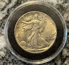 1942-P Walking Liberty Half Dollar 90% Silver AU