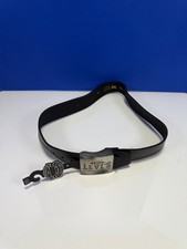 Vintage NOS Levis Leather Belt Buckle Since 1850 An American Classic Mens 34 35