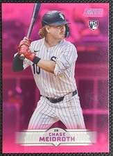 2025 Topps Stadium Club Baseball Pink Foil Chase Meidroth #25 White Sox RC