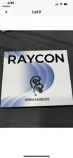 Raycon Open Earbuds – True Wireless Open-Ear Hook Headphones – BLACK – Open Box