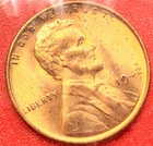 1942-P Lincoln Wheat Cent Penny GEM BU From an Original Bank Roll