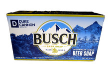 Duke Cannon Busch Sandalwood Scent Jumbo 10 Oz Mountain Sized Beer Bar Soap~NEW