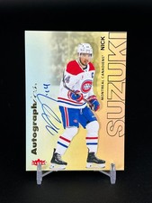 2025-26 UPPER DECK FLAIR AUTOGRAPHICS NICK SUZUKI A-NS ON CARD AUTO SHORT PRINT