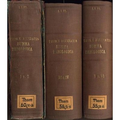 Summa Theologica I-VI Diligenter Emendata de Rubeis, Billuart et Aliorum. Aquin,