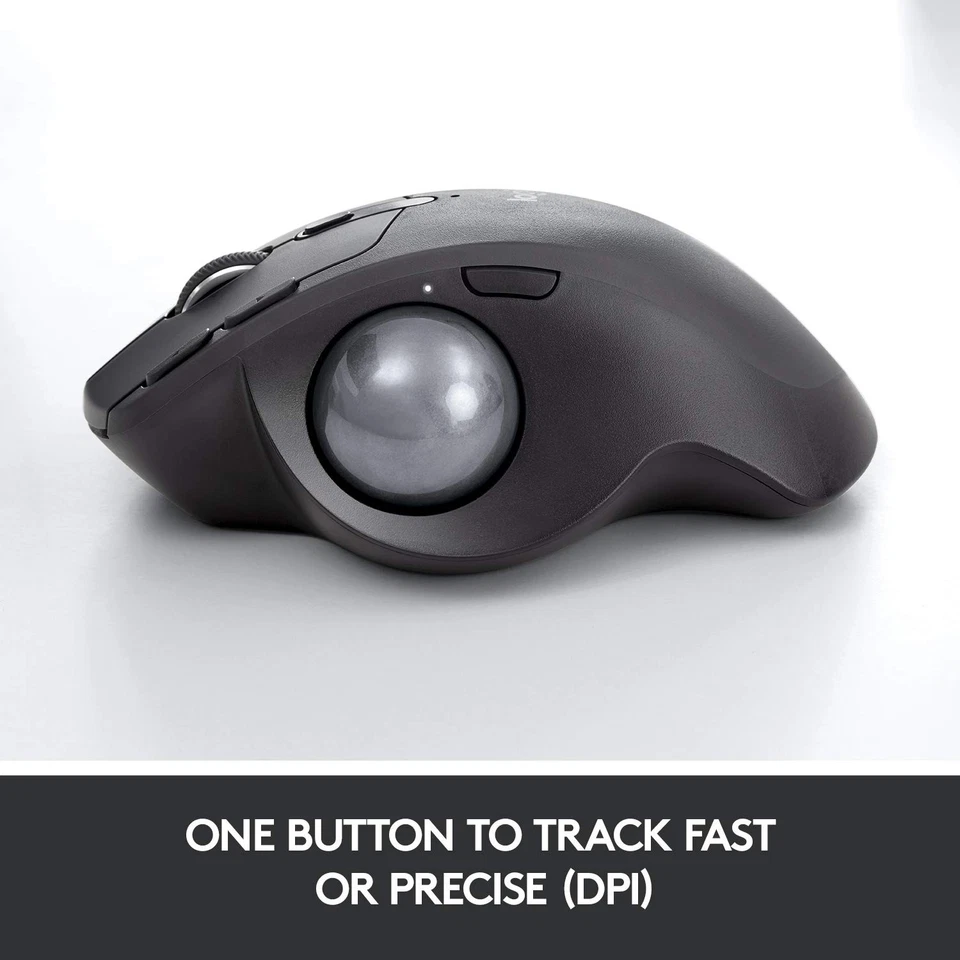 Logitech MX ERGO Advanced Wireless Trackball for Fast Charging Compatible with W - Image 4 of 4
