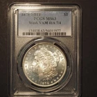 1878 *7/8TF* MORGAN SILVER DOLLAR **PCGS MS63** WEAK VAM 41A 7/4 - G1848