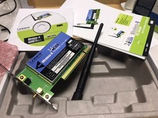 Linksys WMP11 Wireless PCI Adapter Card with antenna