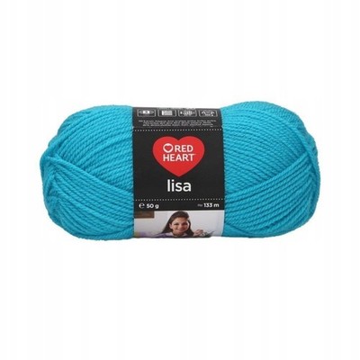 Red Heart Lisa Garn türkis 199 Acryl 50g 133m Stricken Häkeln