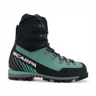 Scarpa Women's Mont Blanc Pro GTX Green Blue Waterproof Mountaineering Boots ...