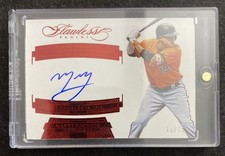 2017 Panini Flawless Baltimore Manny Machado On Card Auto 15/15