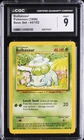 1999 POKEMON BASE SET #44/102 BULBASAUR CGC 9