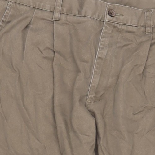 BHS Men's Chino Trousers, Brown, Size 36, Casual - Picture 6 of 12