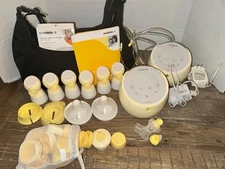2 Medela Sonata Double Electric Smart Breast Pump & Accessories READ