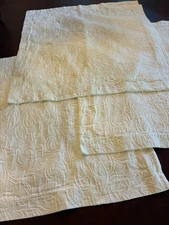 NWOT Frontgate Three Scroll Matelasse Euro Shams for $40 each or 3 for $110