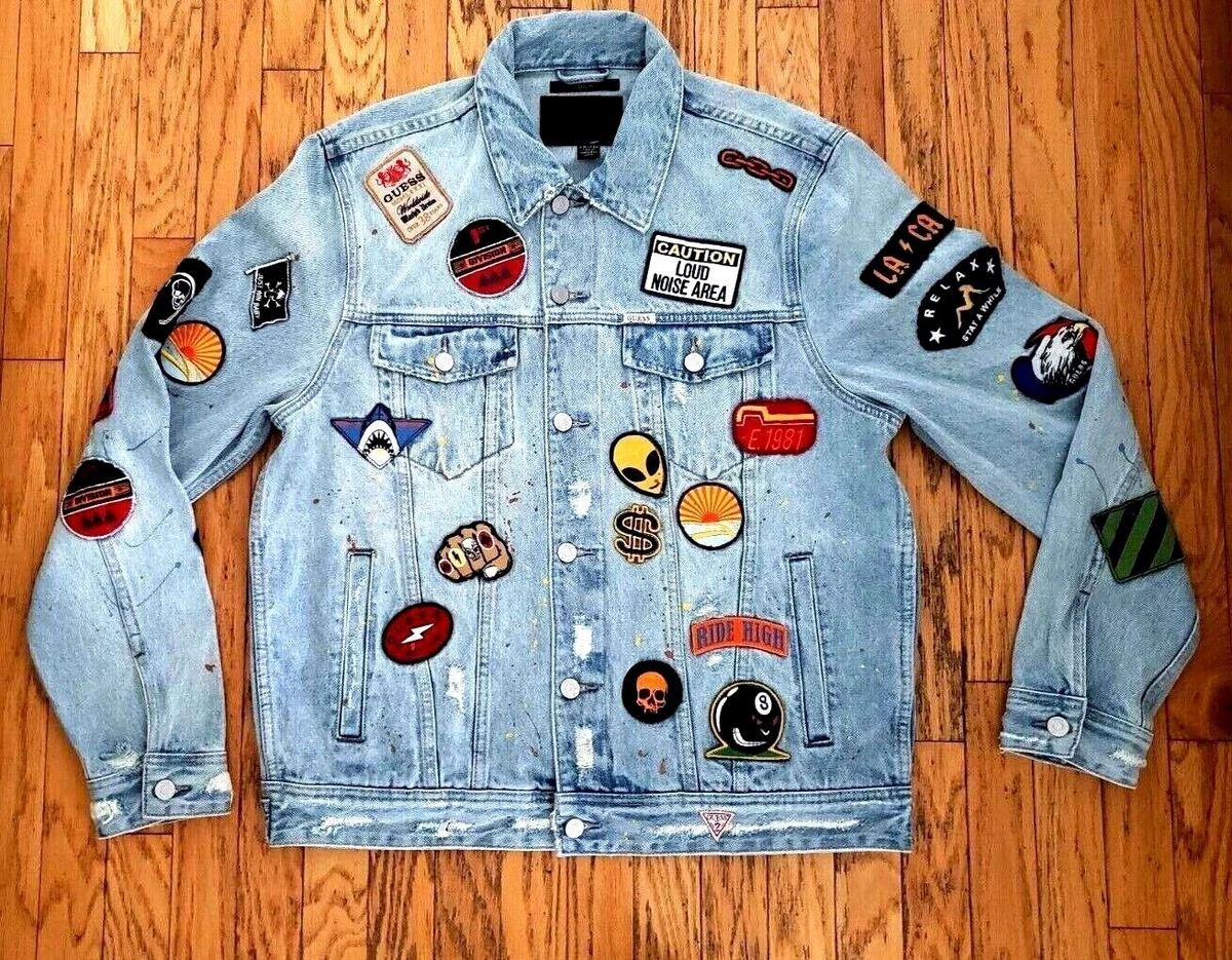 NTWRK - SUPREME PATCHES DENIM TRUCKER JACKET