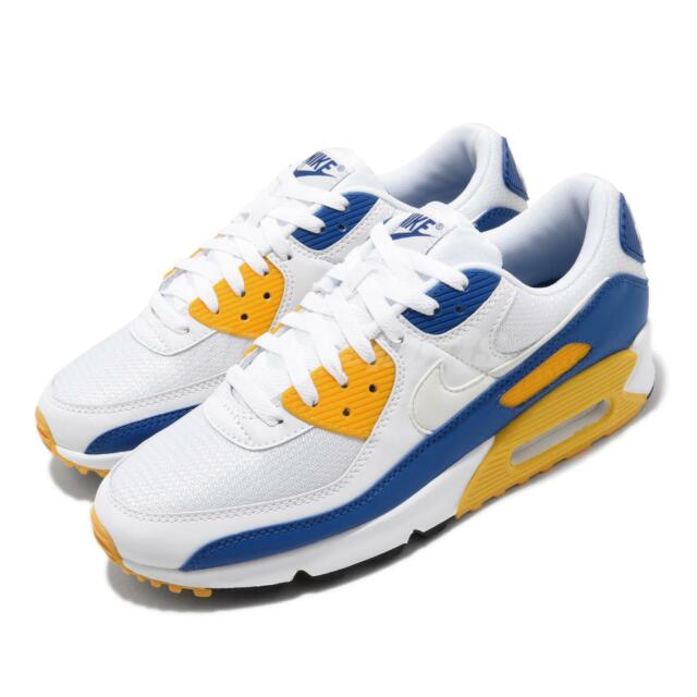 blue white and yellow nikes