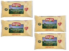 4 Bags of Iberia Yellow Corn Flour Meal Coarse Cornmeal Mix Cornbread 4 lbs 4-pk