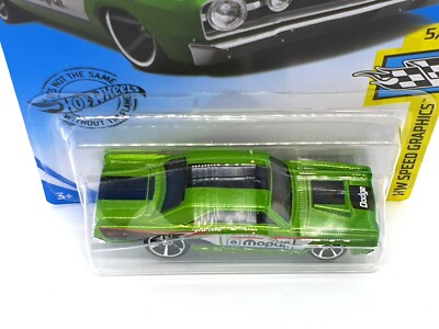 Hot Wheels Green '68 Dodge Dart HW Speed Graphics Kid Diecast Toy