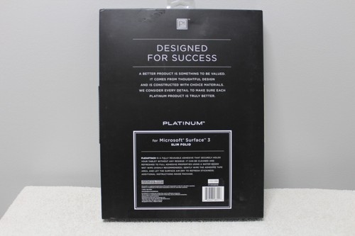 Microsoft Surface 3 Case-Gray-PT Platinum-Brand New in Box - Picture 2 of 5