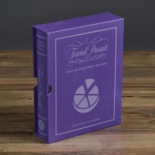 Trivial Pursuit Vintage Bookshelf Edition by WS Game Company Linen Trivia Quiz