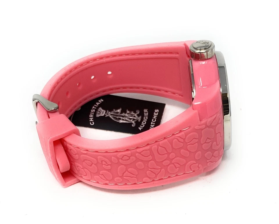 Reloj Christian Audigier Damas INT319 - Nuevo Antiguo Stock Rosa Foto 4 de 4