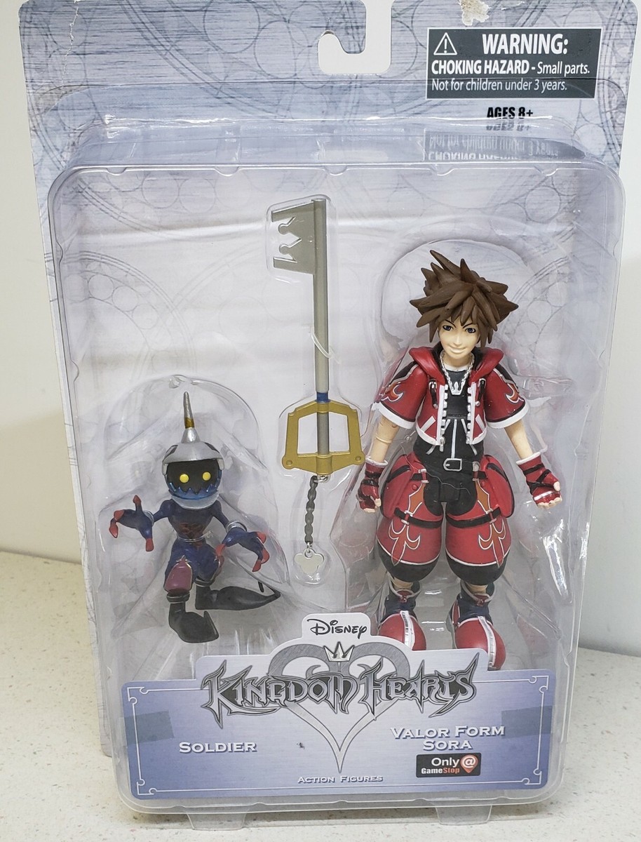 Kingdom Hearts Valor Form Sora Figure Disney Exclusive Red variant