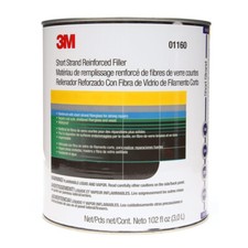 1 Gallon 3m Short Strand Reinforced Fiberglass Filler 01160 - Dent Rust Repair