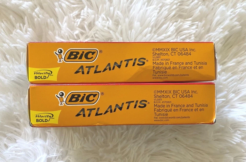 BIC Atlantis Velocity Retractable Ballpoint Pen Black Ink Bold 2 Dozen VLGB11 - Image 4 of 4